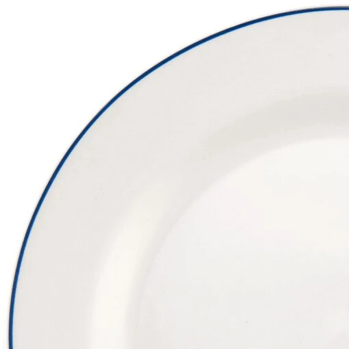 Basics Banded Line Navy Dinner Plate -Kitchen Supplies Store basics banded line navy dinner plate 5226999 2