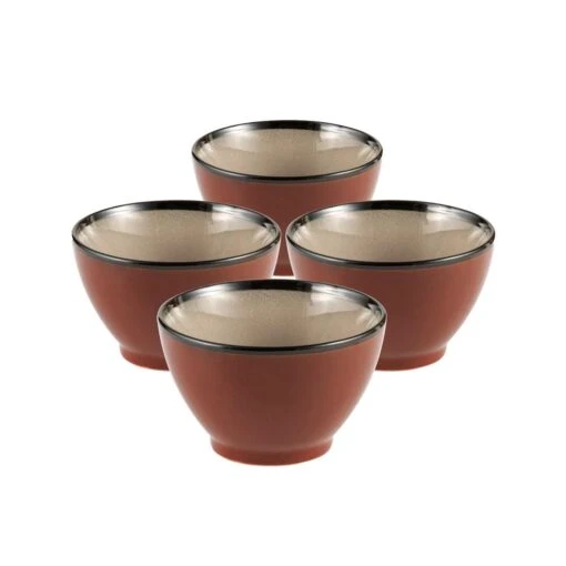 Belmont Red Fruit Bowls, Set Of 4 -Kitchen Supplies Store belmont red fruit bowls set of 4 K45091076 1