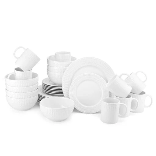 Cassandra 32 Piece Dinnerware Set, Service For 8 -Kitchen Supplies Store cassandra 32 piece dinnerware set service for 8 5135137 1