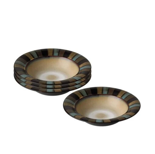 Cayman Set Of 4 Rim Soup Cereal Bowls -Kitchen Supplies Store cayman set of 4 soup cereal bowls K45070015SC 1