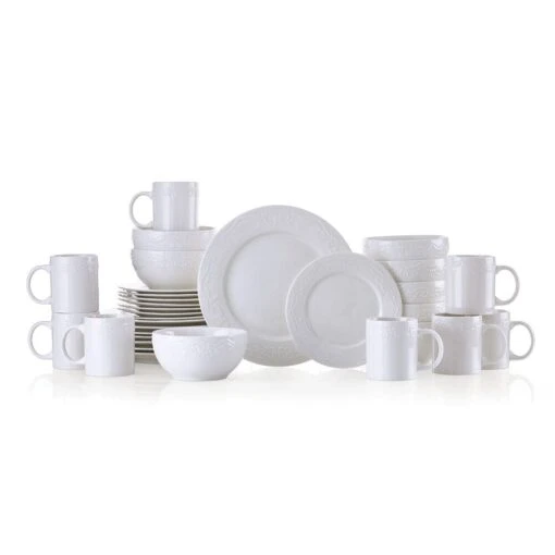 Charlotte 32 Piece Dinnerware Set, Service For 8 -Kitchen Supplies Store charlotte 32 piece dinnerware set service for 8 5142857 1