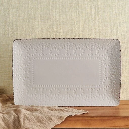 Chateau Cream Rectangular Platter -Kitchen Supplies Store chateau cream rectangular platter 5297023 3