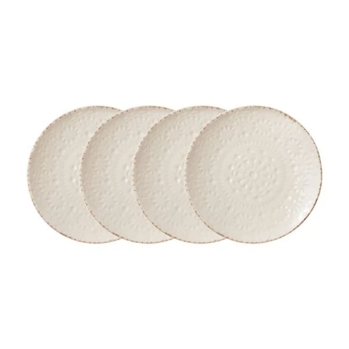 Chateau Cream Set Of 4 Appetizer Plates -Kitchen Supplies Store chateau cream set of 4 appetizer plates K45221384 1