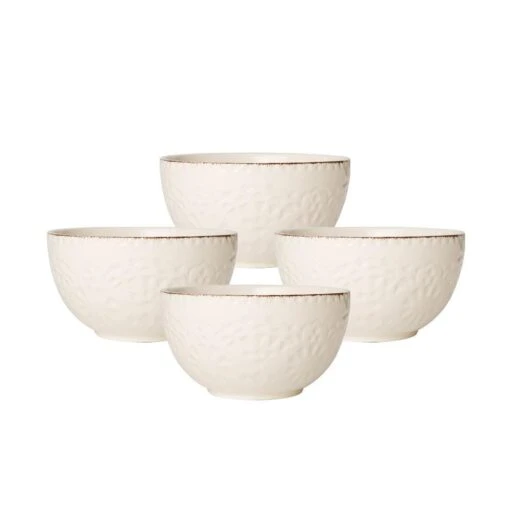 Chateau Cream Set Of 4 Fruit Bowls -Kitchen Supplies Store chateau cream set of 4 fruit bowls K45221377 1