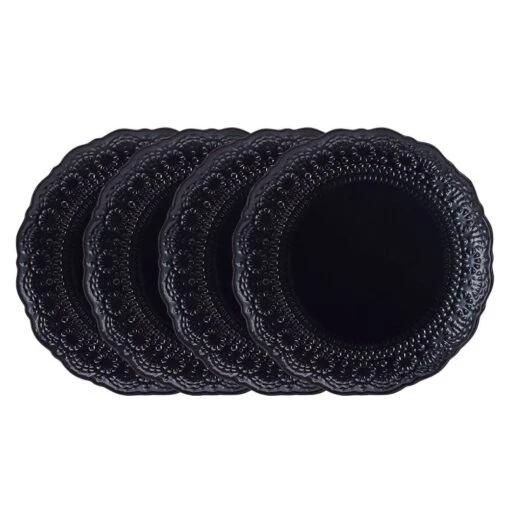 Chateau Midnight Set Of 4 Dinner Plates -Kitchen Supplies Store chateau midnight set of 4 dinner plates K45296064 1