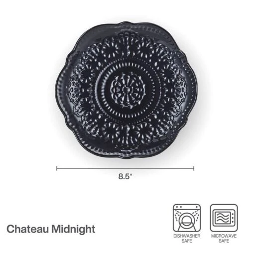 Chateau Midnight Set Of 4 Salad Plates -Kitchen Supplies Store chateau midnight set of 4 salad plates K45296067 6