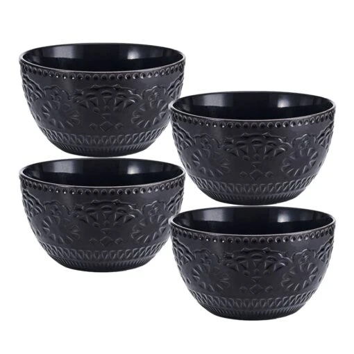 Chateau Midnight Set Of 4 Soup Cereal Bowls -Kitchen Supplies Store chateau midnight set of 4 soup cereal bowls K45296075 1