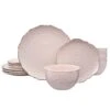 Chateau Pink 12 Piece Dinnerware Set, Service For 4 -Kitchen Supplies Store chateau pink 12 piece dinnerware set service for 4 5296079 9