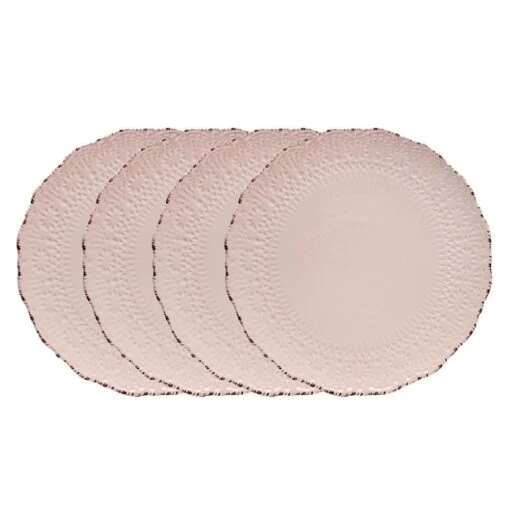 Chateau Pink Set Of 4 Dinner Plates -Kitchen Supplies Store chateau pink set of 4 dinner plates K45296065 1