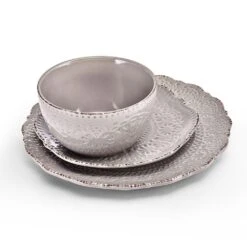 Chateau Smoke Set Of 4 Salad Plates -Kitchen Supplies Store chateau smoke set of 4 salad plates K45296074 2