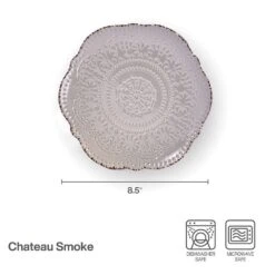 Chateau Smoke Set Of 4 Salad Plates -Kitchen Supplies Store chateau smoke set of 4 salad plates K45296074 6