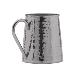 Drew And Jonathan Stainless Hammered Set Of 2 Beer Mugs -Kitchen Supplies Store drew and jonathan stainless hammered set of 2 bar rmugs 5288508 3