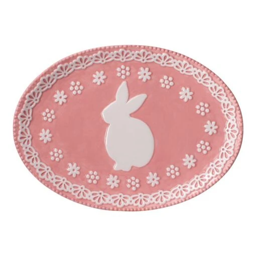 Easter Bunny Oval Platter -Kitchen Supplies Store easter bunny oval platter 5265343 1