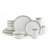 Ezra Taupe 16 Piece Dinnerware Set, Service For 4 -Kitchen Supplies Store ezra taupe 16 piece dinnerware set service for 4 5287911 1