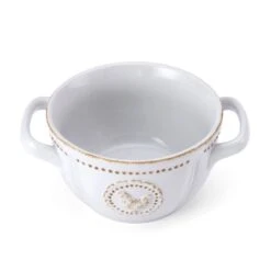 Farmhouse Hen Double Handled Bowl -Kitchen Supplies Store farmhouse hen double handled bowl 5290811 3