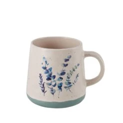 Floral Blue Set Of 6 Mugs, Assorted -Kitchen Supplies Store floral set of 6 matted mugs assorted 5282195 4