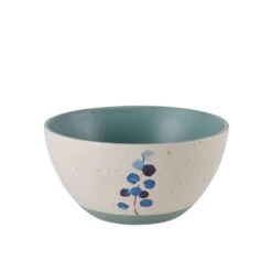 Floral Blue Set Of 6 Soup Cereal Bowls, Assorted -Kitchen Supplies Store floral set of 6 matted soup cereal bowls assorted 5282196 5