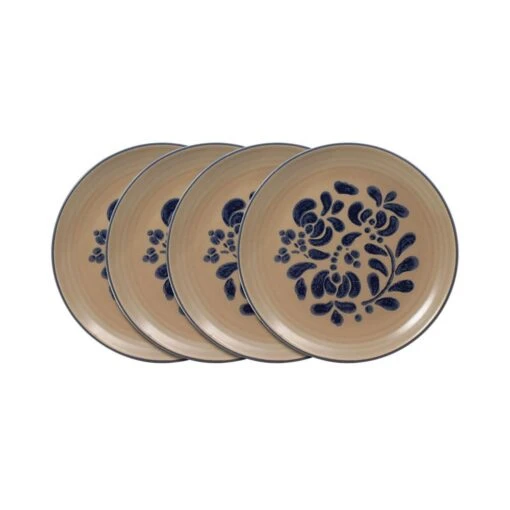 Folk Art® Set Of 4 Luncheon Plates -Kitchen Supplies Store folk art set of 4 luncheon plates K4500590 1