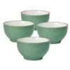 French Lace Set Of 4 Green Soup Cereal Bowls -Kitchen Supplies Store french lace set of 4 green soup cereal bowls K45211164 1