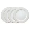 French Lace Set Of 4 White Dinner Plates -Kitchen Supplies Store french lace set of 4 white dinner plates K45211101 1