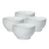 French Lace Set Of 4 White Soup Cereal Bowls -Kitchen Supplies Store french lace set of 4 white soup cereal bowls K45211119 1