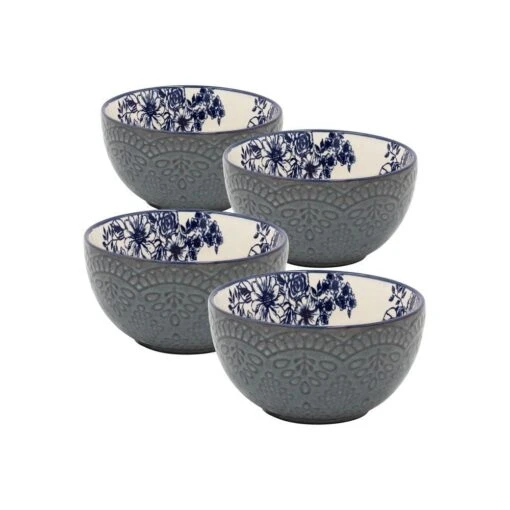 Gabriela Blue Set Of 4 Fruit Bowls -Kitchen Supplies Store gabriela blue set of 4 fruit bowls 5282039 1