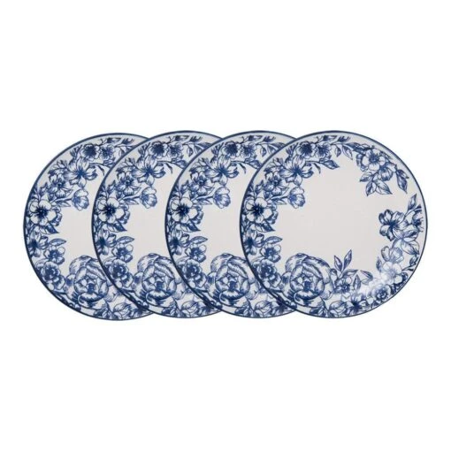 Gabriela Blue Set Of 4 Salad Plates -Kitchen Supplies Store gabriela blue set of 4 salad plates 5282020 1