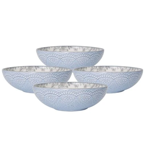 Gabriela Gray Set Of 4 Pasta Bowls -Kitchen Supplies Store gabriela gray set of 4 pasta bowls 5282057 1