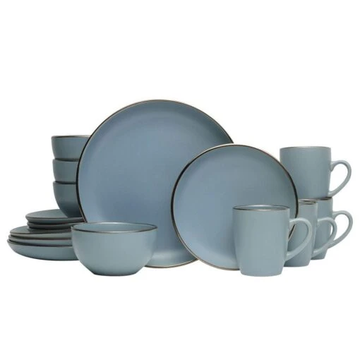 Hadlee Blue 16 Piece Dinnerware Set, Service For 4 -Kitchen Supplies Store hadlee blue 16 piece dinnerware set service for 4 5256017 1