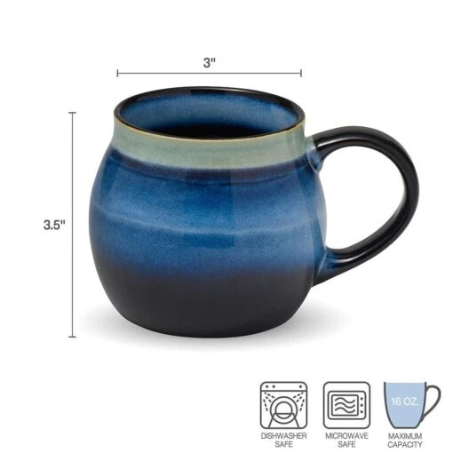 Horizon Set Of 6 Mugs, Assorted -Kitchen Supplies Store horizon set of 6 mugs assorted 5282191 6