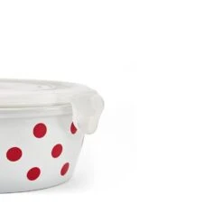 Kenna Red Storage Bowl With Lid -Kitchen Supplies Store kenna red storage bowl with lid 5292333 3