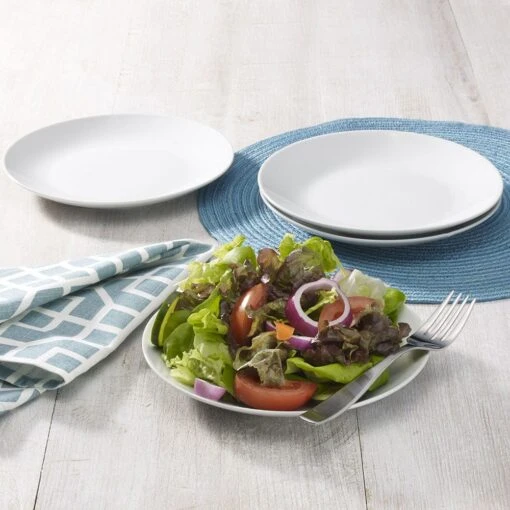 Layla Set Of 4 Coupe Salad Plates -Kitchen Supplies Store layla set of 4 coupe salad plates 5245840 2