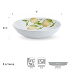 Lemons Set Of 4 Pasta Bowls -Kitchen Supplies Store lemons set of 4 pasta bowls 5293617 3