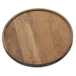 Mango Wood Lazy Susan Serve Tray -Kitchen Supplies Store mango wood lazy susan serve tray 5293587 6