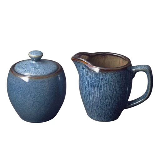 Monroe Blue Sugar And Creamer Set -Kitchen Supplies Store monroe blue sugar and creamer set 5287551 1