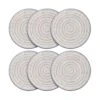 Gray Line Set Of 6 Salad Plates -Kitchen Supplies Store pad print gray line set of 6 salad plates 5212932K 1