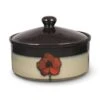 Painted Poppies Covered Casserole -Kitchen Supplies Store painted poppies covered casserole 5152557 1