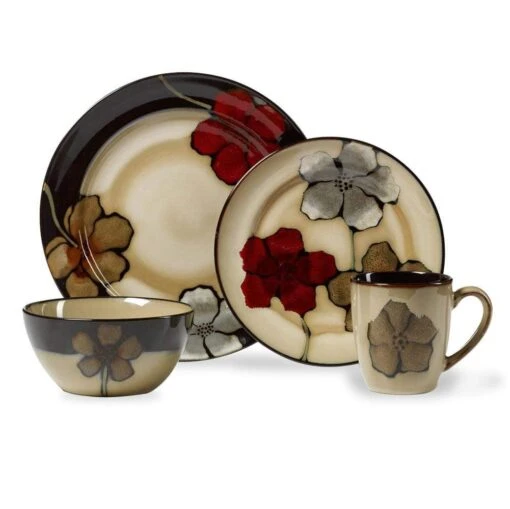 Painted Poppies 32 Piece Dinnerware Set, Service For 8 -Kitchen Supplies Store painted poppies dinnerware set 5111340 1 bc78efe8 8680 4c42 a092 51646290509a