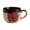 Painted Poppies Jumbo Soup Mug -Kitchen Supplies Store painted poppies jumbo soup mug 5106052 1