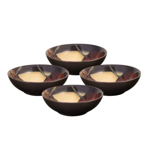 Painted Poppies Set Of 4 Individual Pasta Salad Bowls -Kitchen Supplies Store painted poppies set of 4 individual pasta salad bowls K45111173 1