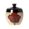 Painted Poppies Sugar Bowl With Lid -Kitchen Supplies Store painted poppies sugar bowl with lid 5105842 1