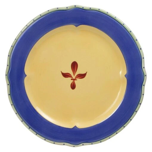 Pistoulet® Dinner Plate With Blue Band -Kitchen Supplies Store pistoulet dinner plate with blue band 43700400 1