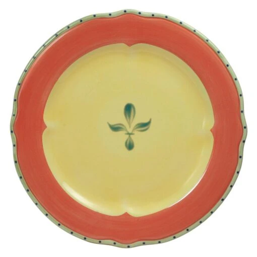 Pistoulet® Dinner Plate With Red Band -Kitchen Supplies Store pistoulet dinner plate with red band 37000491 1