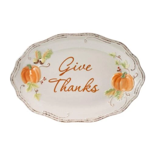 Plymouth Give Thanks Platter -Kitchen Supplies Store plymouth give thanks platter 5236066 1