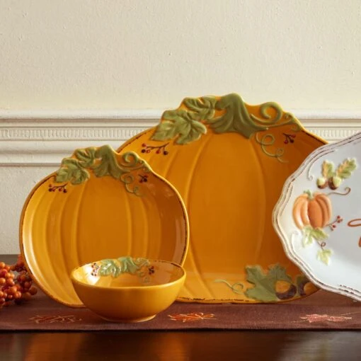 Plymouth Pumpkin Plate -Kitchen Supplies Store plymouth pumpkin plate 5236065 3