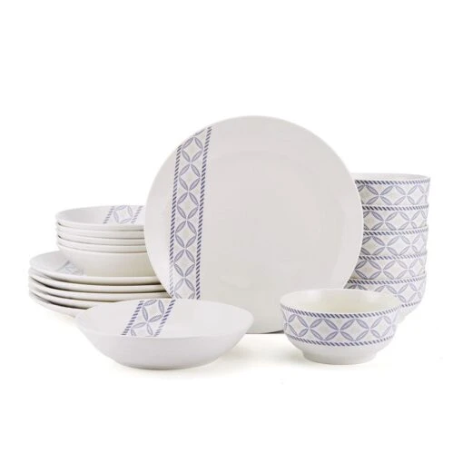 Preslie 18 Piece Dinnerware Set, Service For 6 -Kitchen Supplies Store preslie 18 piece dinnerware set service for 6 5287309 1