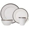 Promenade Scroll 16 Piece Dinnerware Set, Service For 4 -Kitchen Supplies Store promenade scroll 16 piece dinnerware set service for 4 5217018 1