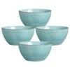 Remembrance Teal Set Of 4 Soup Cereal Bowls -Kitchen Supplies Store remembrance teal set of 4 soup cereal bowls K45179999 1