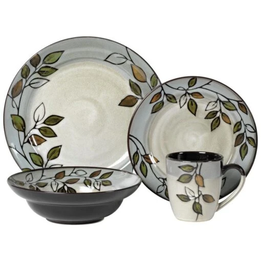 Rustic Leaves Dinnerware Set -Kitchen Supplies Store rustic leaves dinnerware set 5136396 1