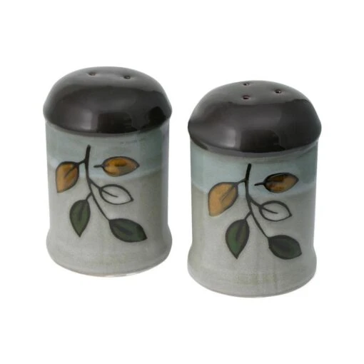 Rustic Leaves Salt And Pepper Set -Kitchen Supplies Store rustic leaves salt and pepper set 5196546 1